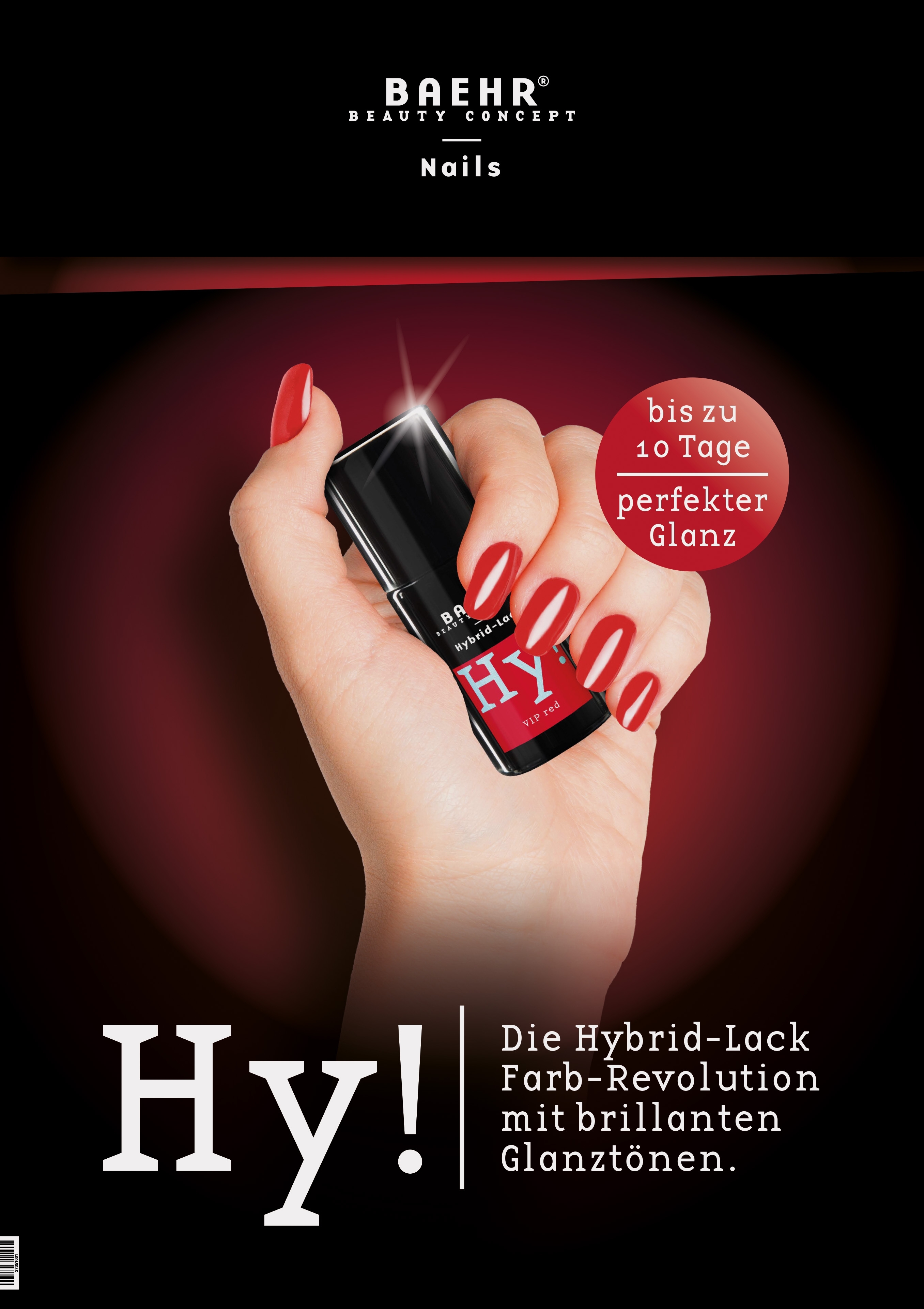 BAEHR BEAUTY CONCEPT - NAILS Softposter Hy! Hybrid Lack Klemmleisten