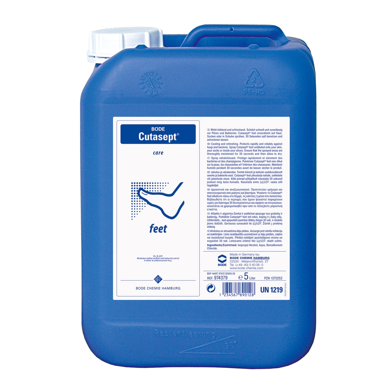 Bode Cutasept feet Fußspray | 5 Liter