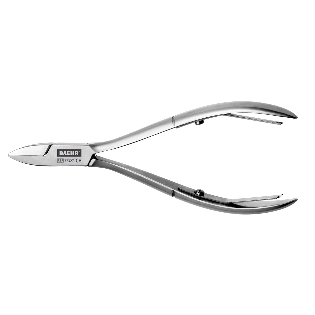 BAEHR PODOLINE Eckenzange abgerundete Spitzen 13 cm