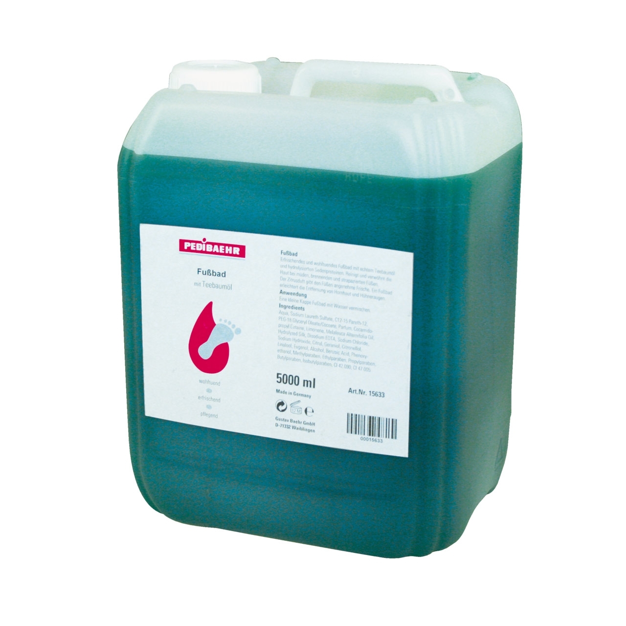 PEDIBAEHR Fußbad mit Teebaumöl 5000 ml