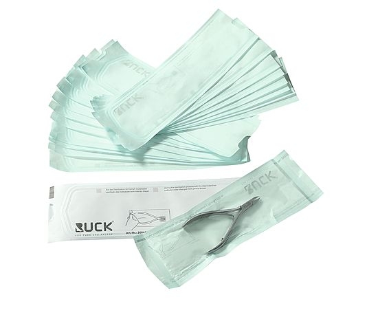 RUCK Klarsichtbeutel für Autoklav | nicht selbstklebend 7,5 x 25 cm, 1200 Stück