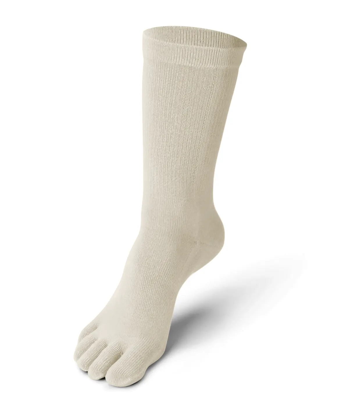 Knitido Zehensocken mit Ferse weiß 39-42
