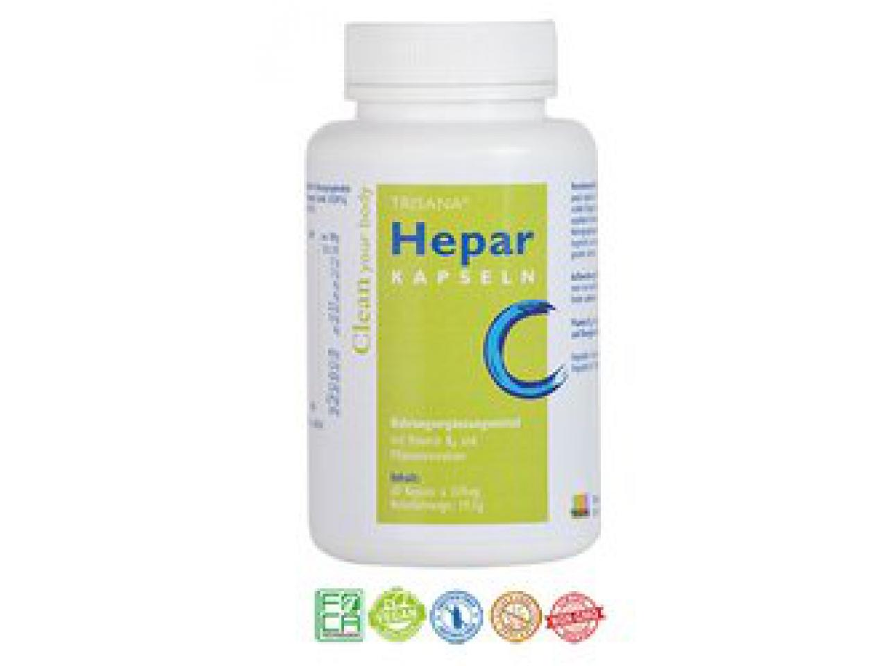 TRISANA Hepar | Leber Kapseln | 60 Kaps. | 35,5 g MHD: 10/21