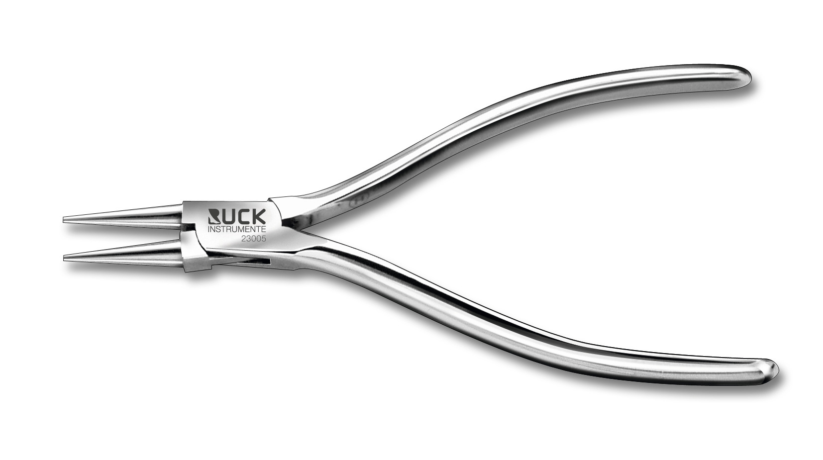 RUCK INSTRUMENTE Kleine Rundzange Form spitz, Backen glatt