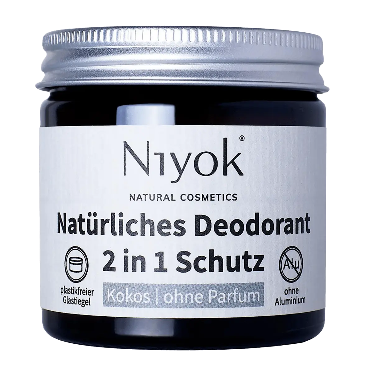 Niyok Deocreme, 40 ml, KOKOS OHNE PARFÜM