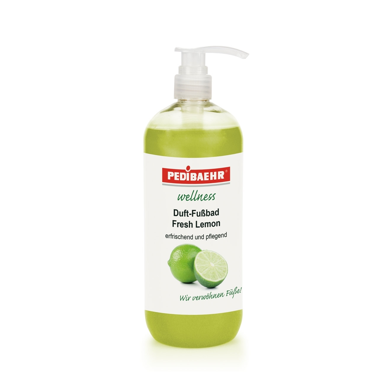 PEDIBAEHR Wellness Duft-Fußbad Fresh Lemon + Pumpe 1000 ml