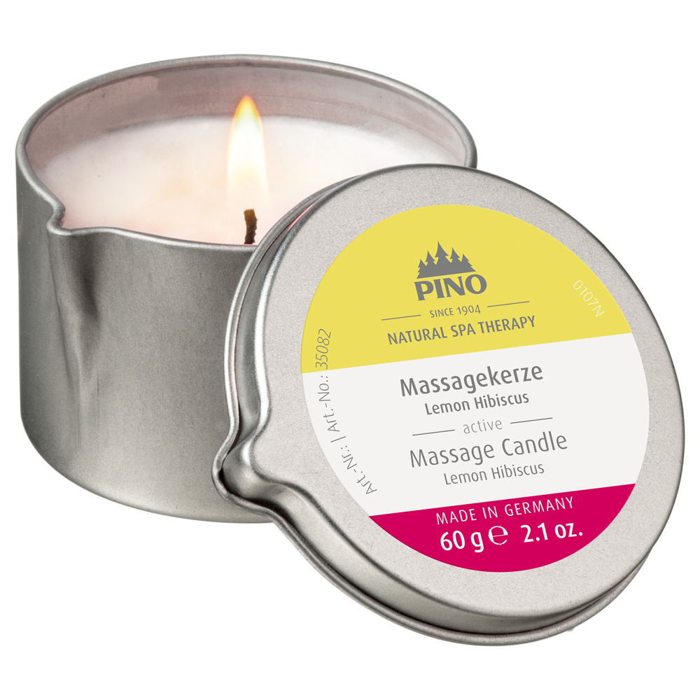 PINO Massagekerzen Lemon Hibiscus - active 