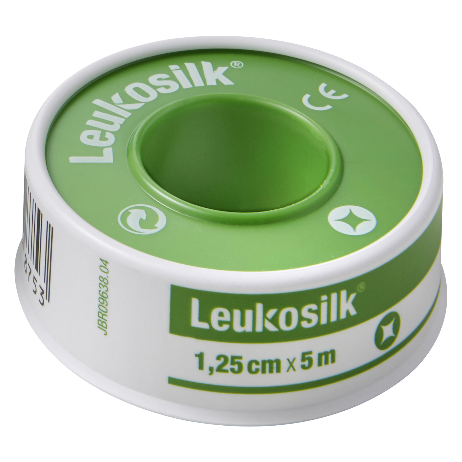 Leukosilk Fixierpflaster 5 m x 1,25 cm | 1 Rolle