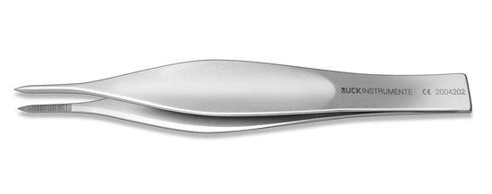 RUCK INSTRUMENTE Splitterpinzette | Länge: 11,5 cm, Spitze Ø: 0,5 mm gerieft