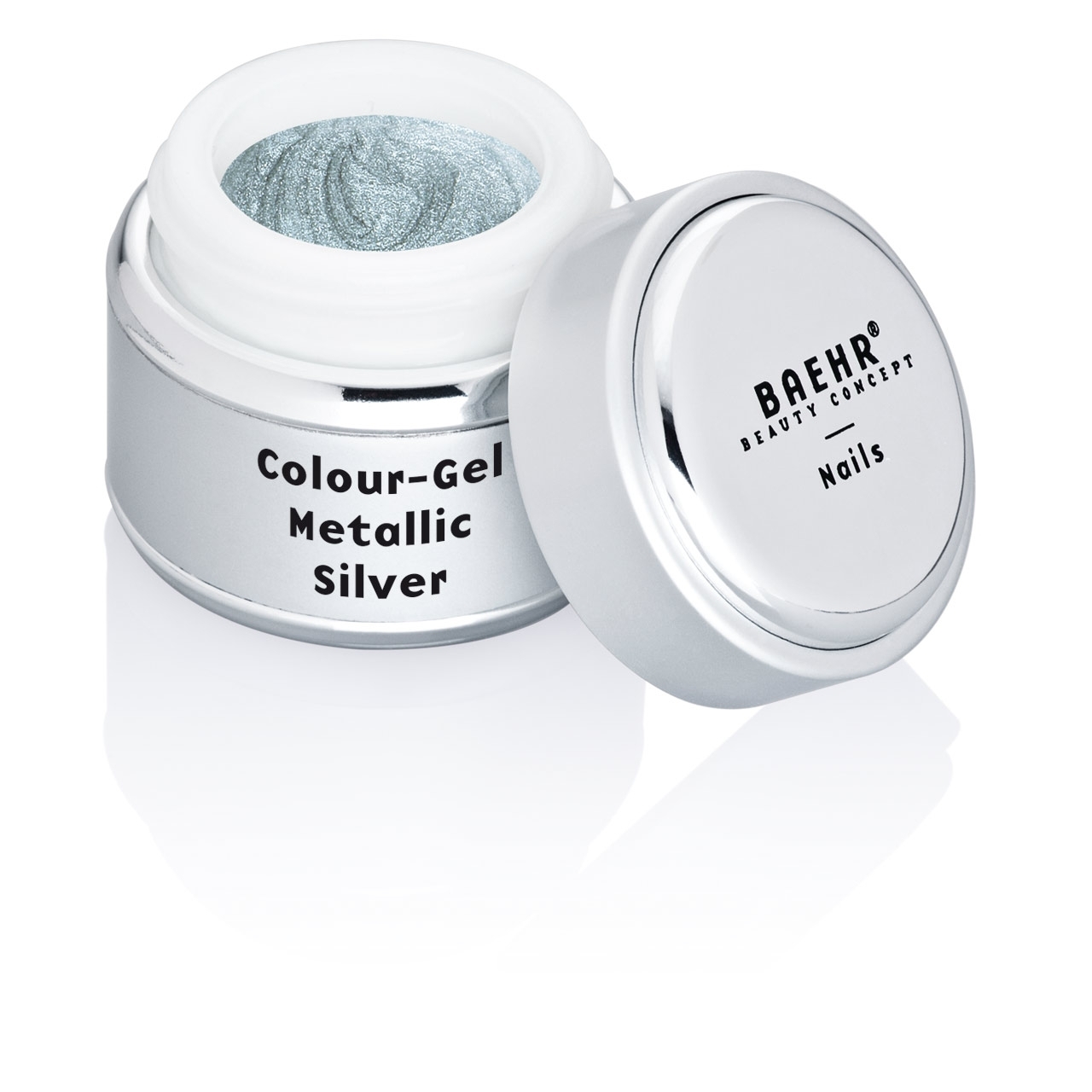 BAEHR BEAUTY CONCEPT - NAILS Colour-Gel Metallic Silver 5 ml
