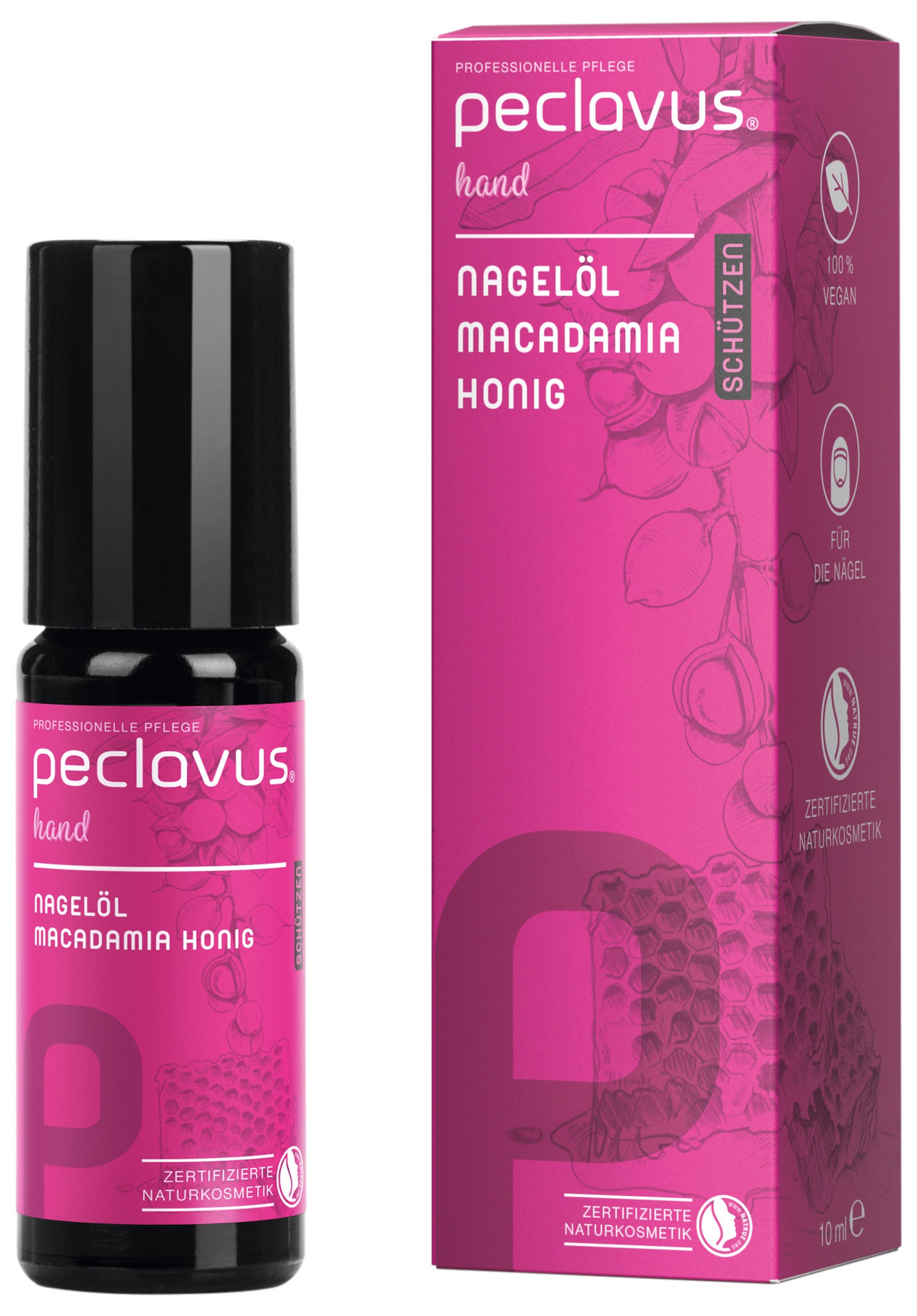PECLAVUS Nagelöl Macadamia 10 ml | Schützen