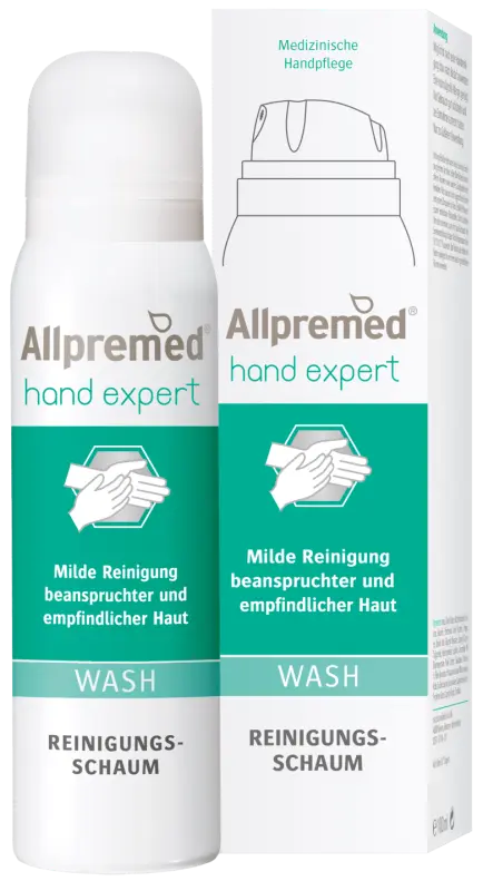 🔴 Allpremed hand expert, hand expert Reinigungs-Schaum WASH 100 ml