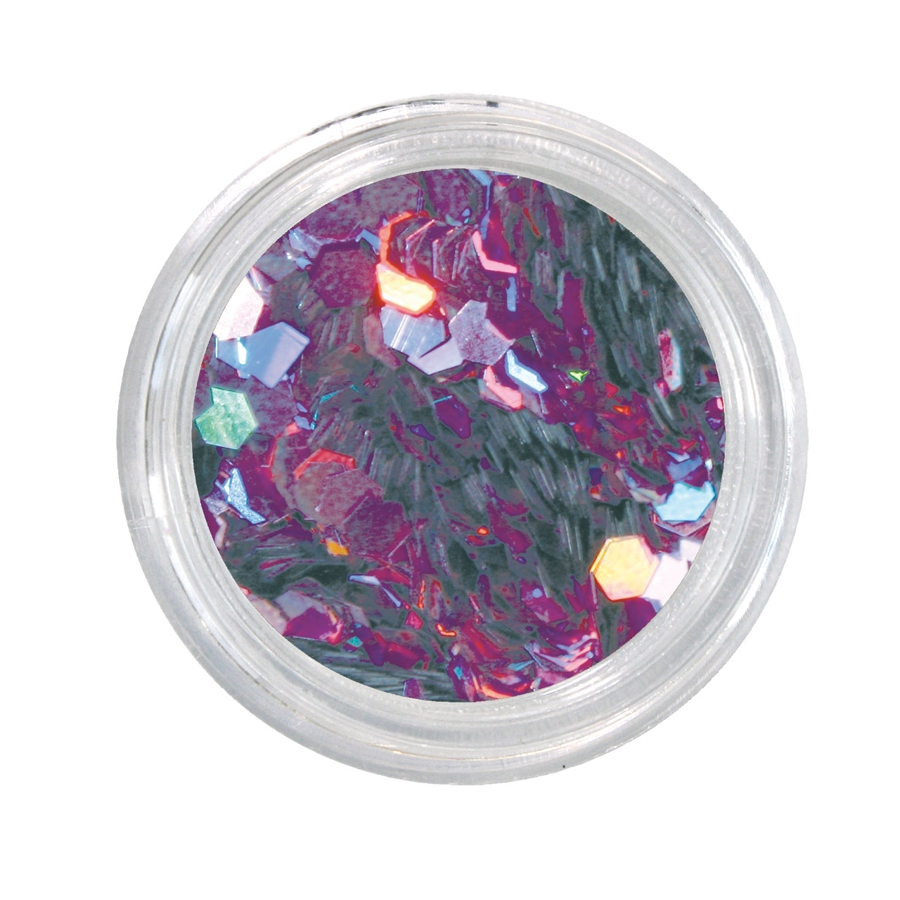 BAEHR BEAUTY CONCEPT NAILS Nailglitter Midi Sechseck flieder