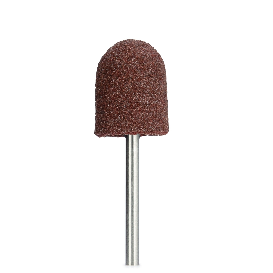 BAEHR Schleifkappen, braun, mittel, rund Ø 10 mm 10 Stück