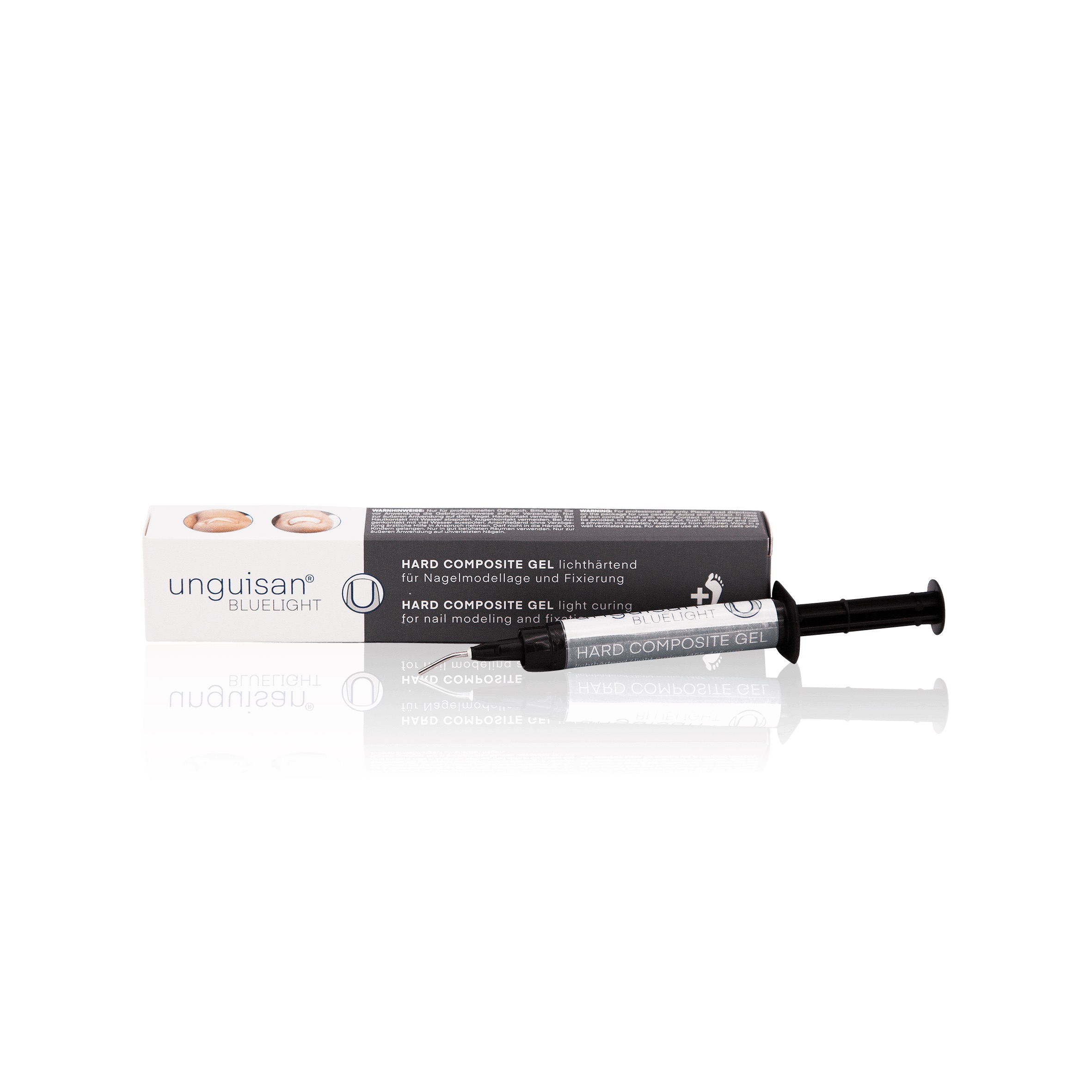 UNGUISAN Blue Light Gel Hart | Composite Gel 4 g