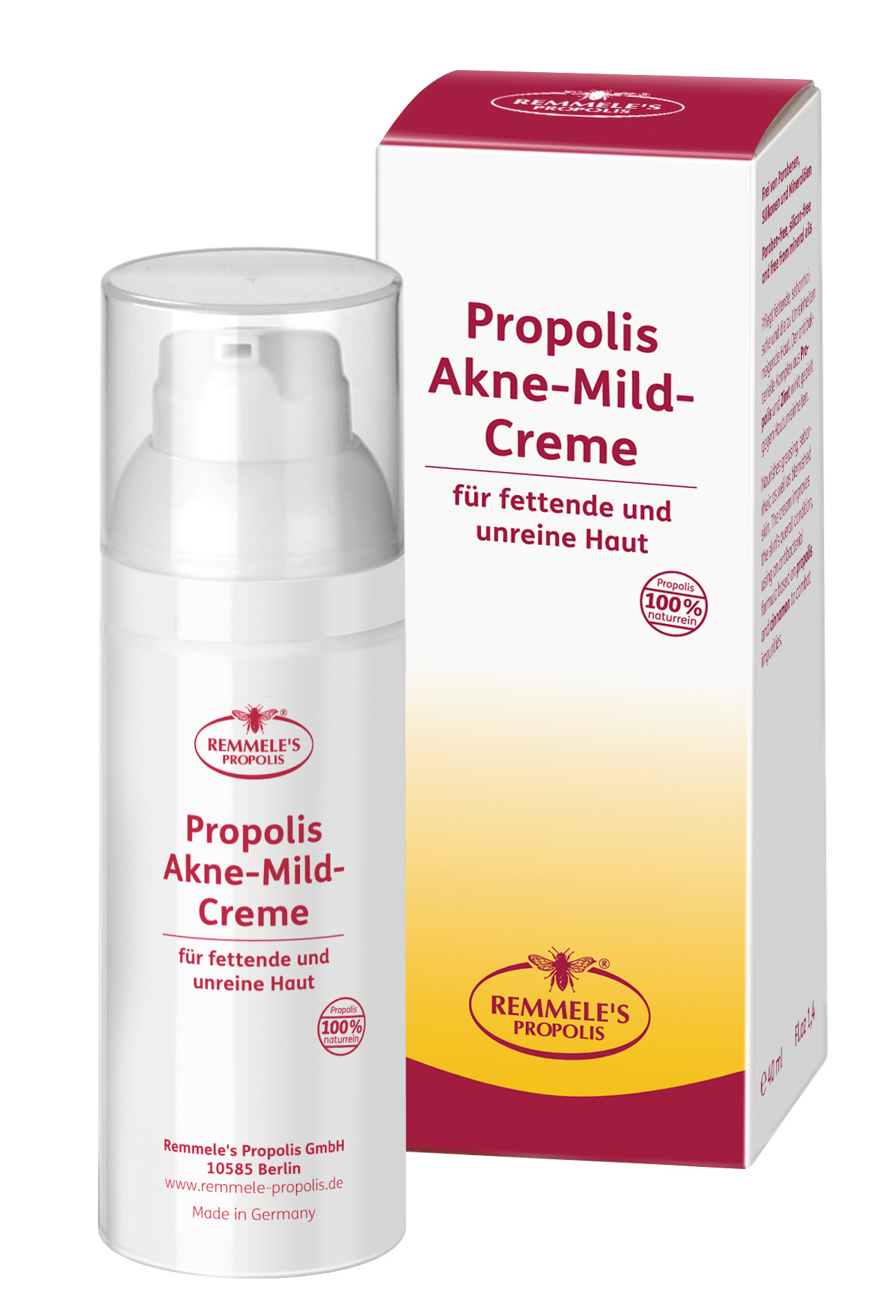 🐝 REMMELE`s PROPOLIS Akne-Mild-Creme 40 ml
