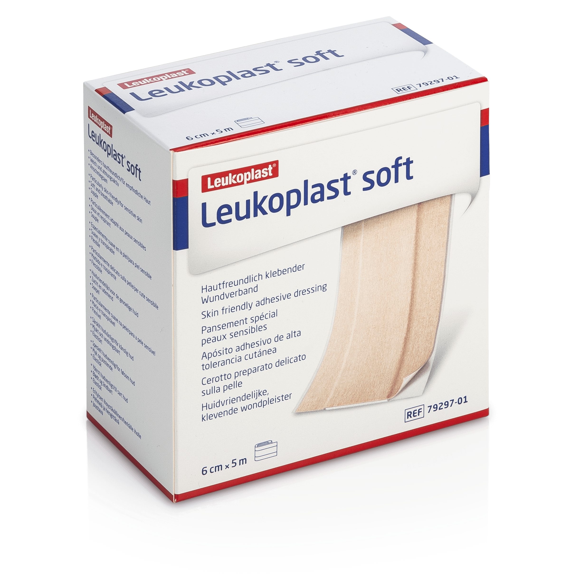 Leukoplast Soft 5 m x 6 cm