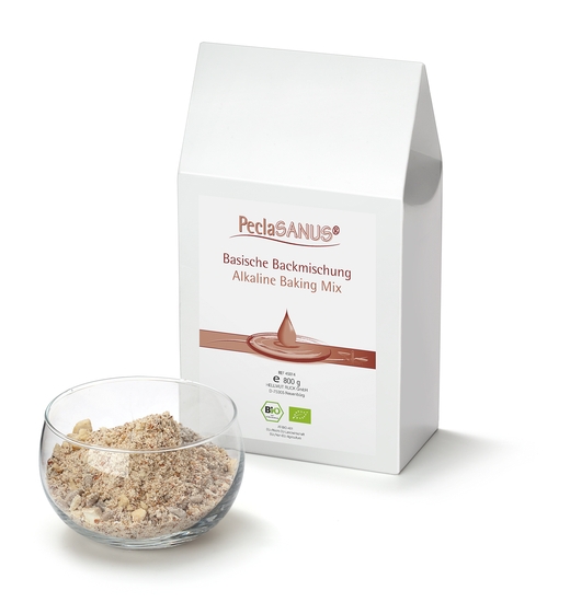 PeclaSANUS BIO Basische Backmischung, 800 g