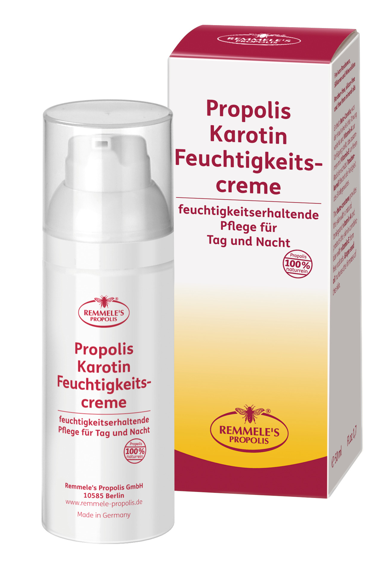 🐝 REMMELE`s PROPOLIS Karotin Feuchtigkeitscreme 50 ml