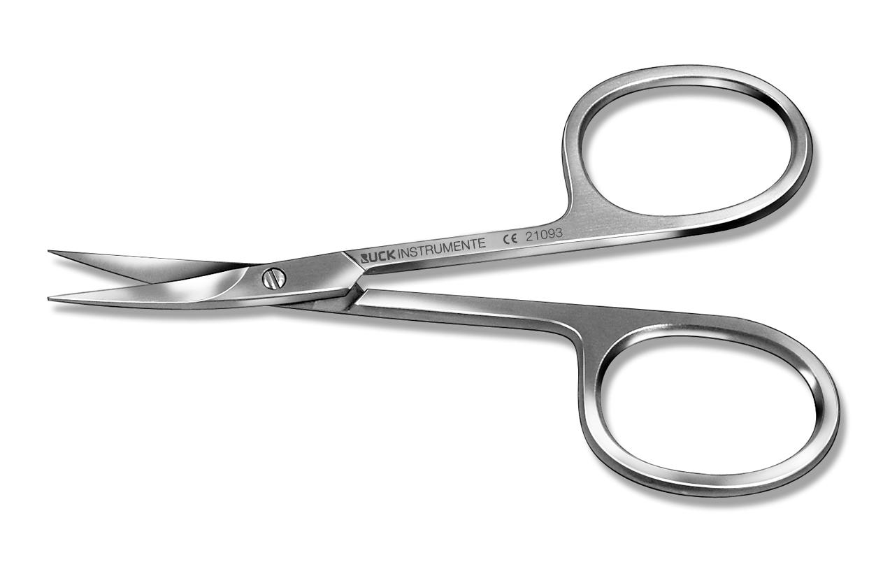 RUCK INSTRUMENTE Nagelhautschere mit gebogener Schneidefläche