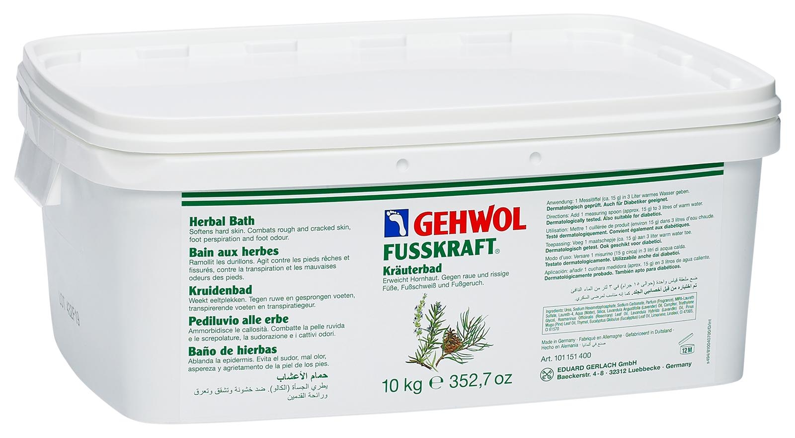 GEHWOL FUSSKRAFT Kräuterbad - Eimer 10 kg