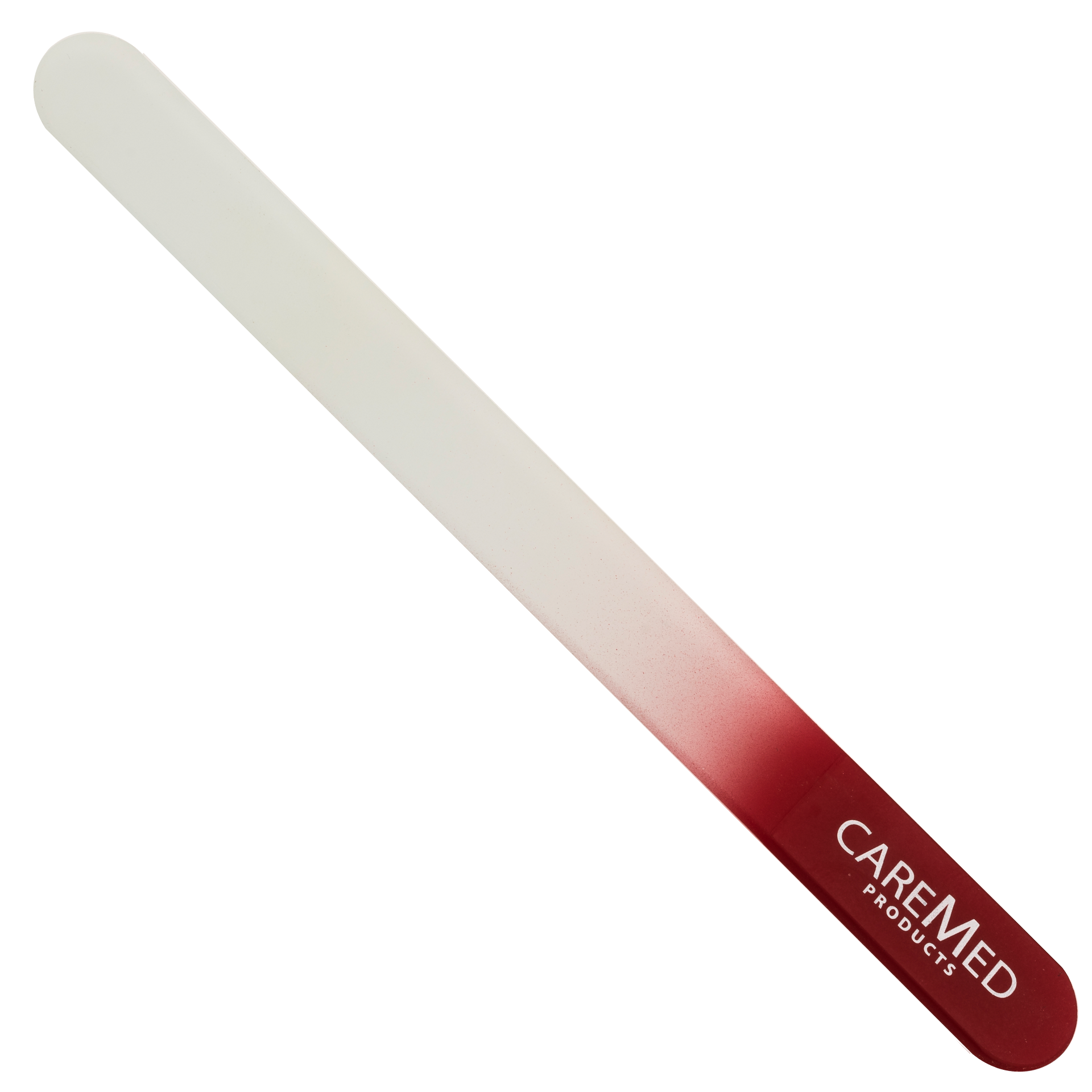 Caremed Glasnagelfeile rund, 200x20x3 mm, rot