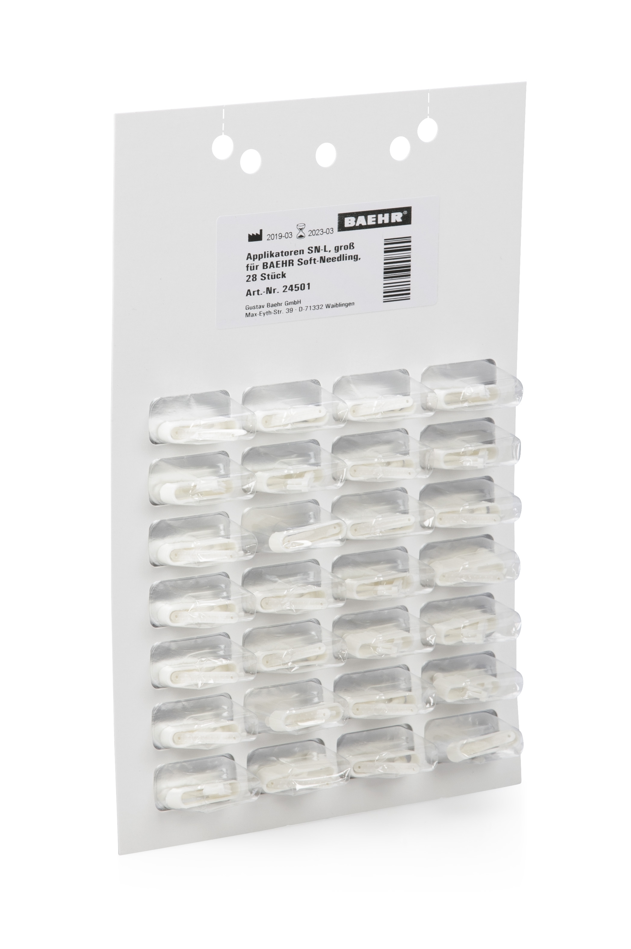 BAEHR Sterile Wechselaufsätze Large SN4 für Handstück Soft-Needling (28 Stck)