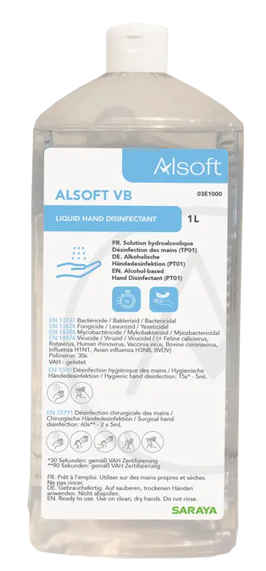 Saraya Alsoft VB Händedesinfektion 1 l