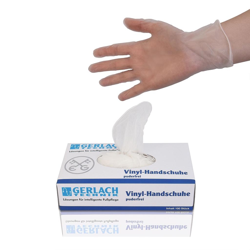 Gerlach Vinyl-Einmalhandschuhe | S klein 100 Stück