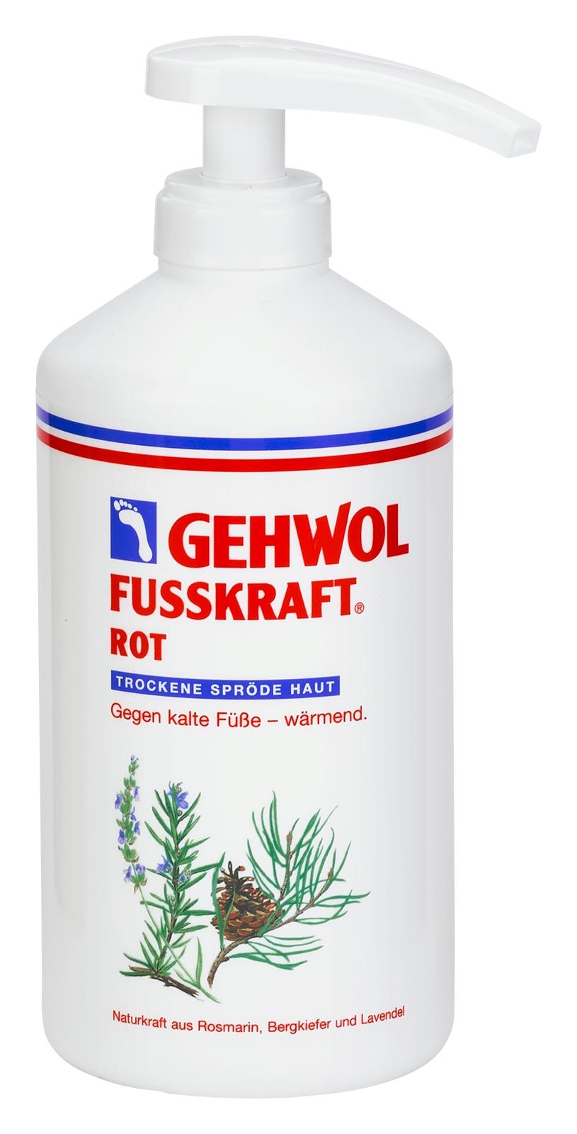 GEHWOL FUSSKRAFT ROT für Trockene Haut 500 ml Dose mit Spender