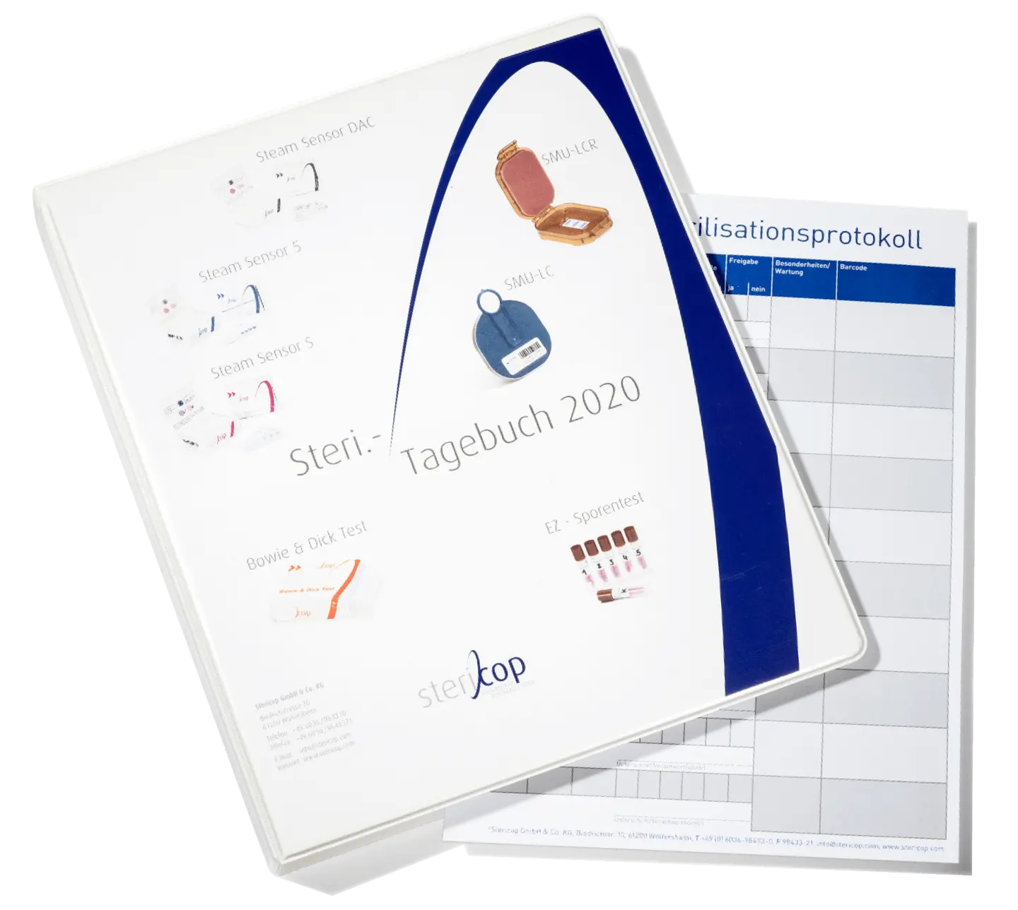 SteriCop Formblätter-Ergänzungspack für das Sterilisationstagebuch 50 Stück