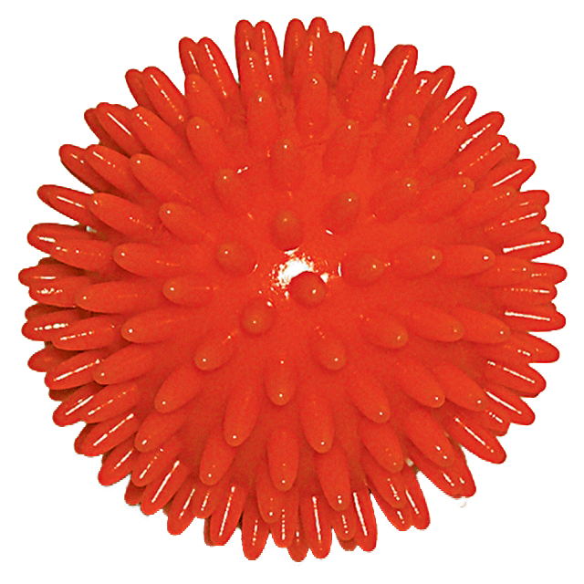 Igel-Massage Hand- und Fußball rot, Ø 9 cm