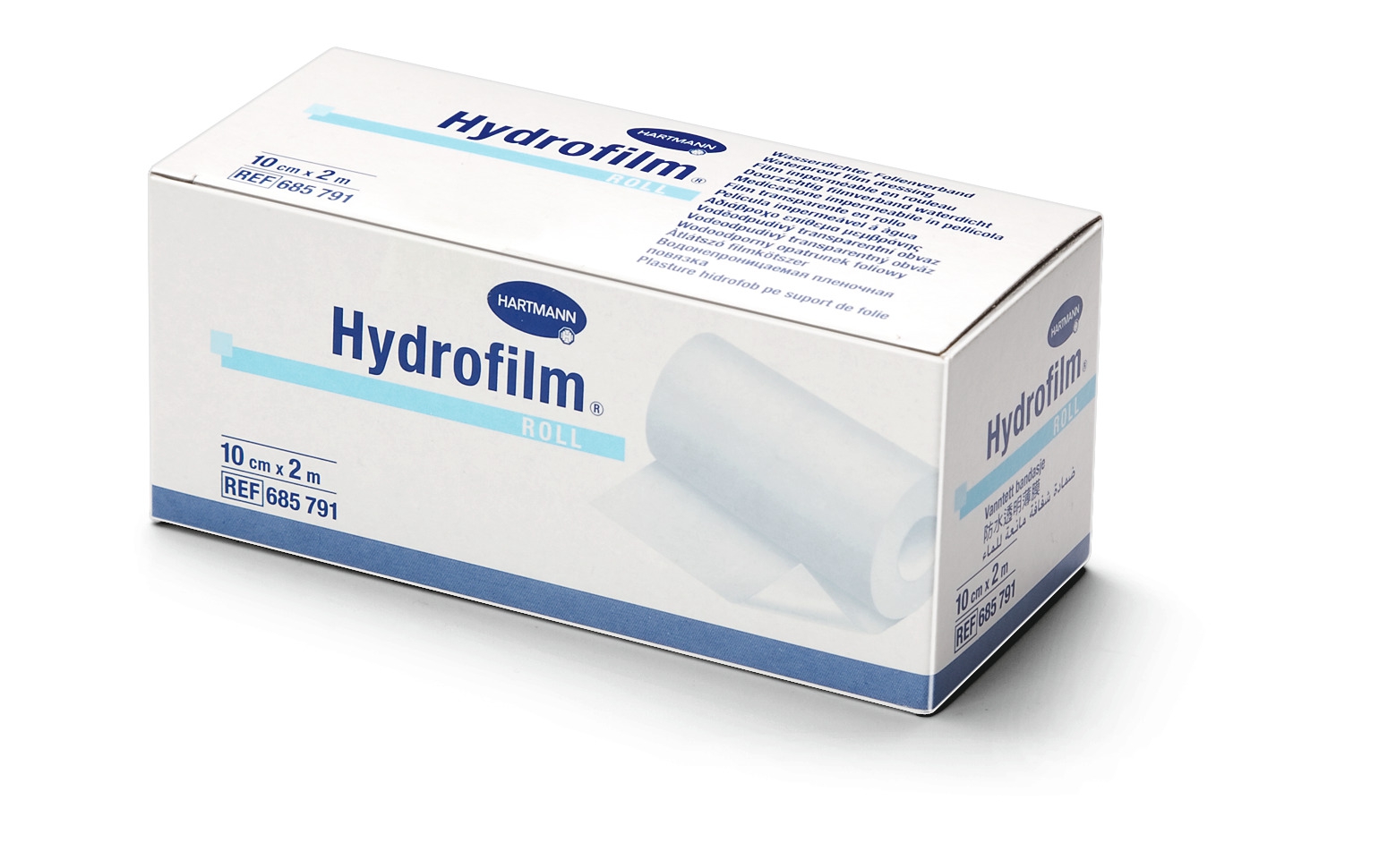 Hartmann Hydrofilm Roll Folienverband 10 cm x 2 m